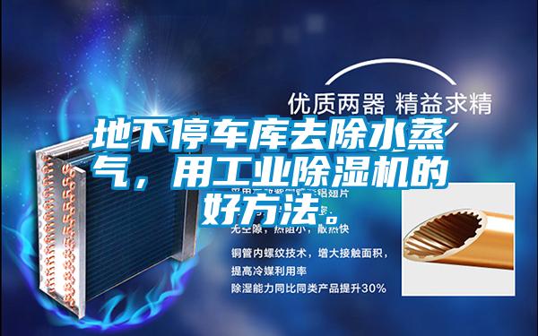 地下停車庫去除水蒸氣，用工業除濕機的好方法。