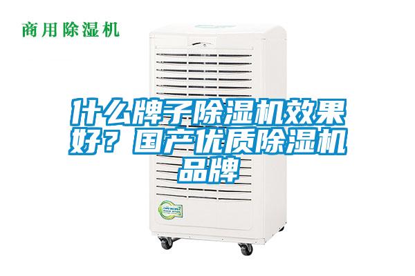 什么牌子除濕機效果好？國產優質除濕機品牌