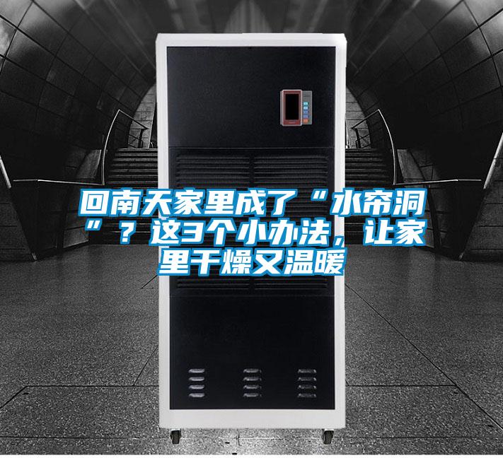 回南天家里成了“水簾洞”？這3個小辦法，讓家里干燥又溫暖