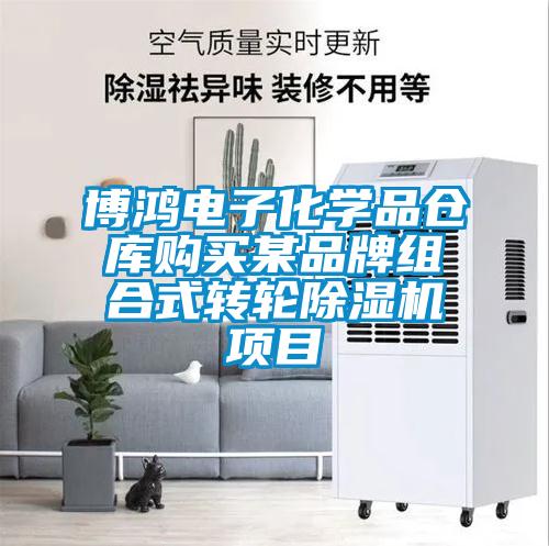 博鴻電子化學品倉庫購買某品牌組合式轉(zhuǎn)輪除濕機項目