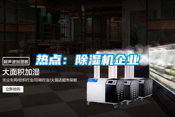 熱點:除濕機(jī)企業(yè)