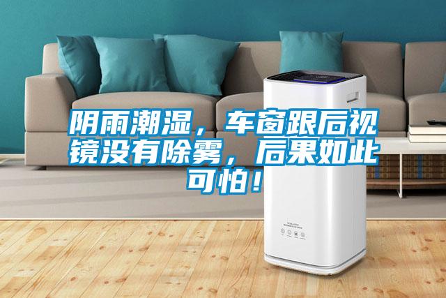 陰雨潮濕，車窗跟后視鏡沒有除霧，后果如此可怕！