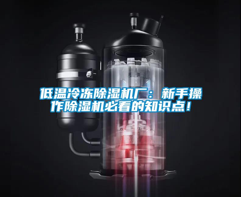 低溫冷凍除濕機廠：新手操作除濕機必看的知識點！