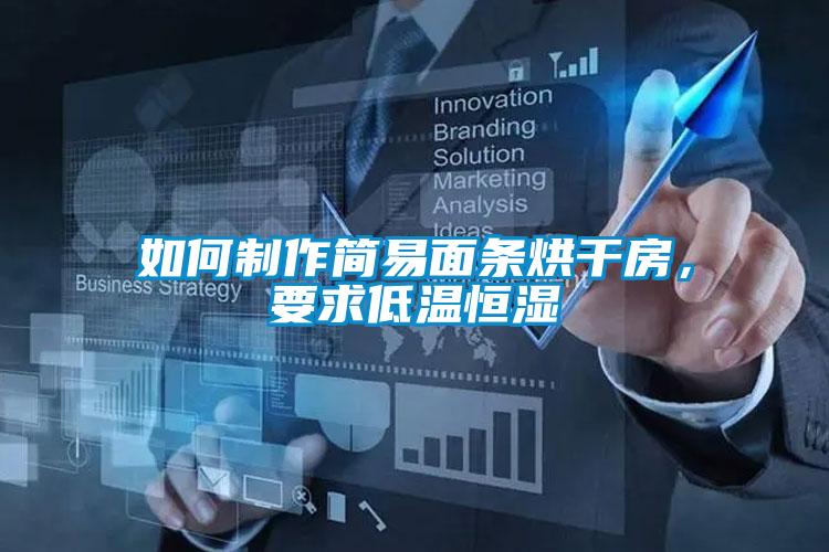 如何制作簡易面條烘干房，要求低溫恒濕