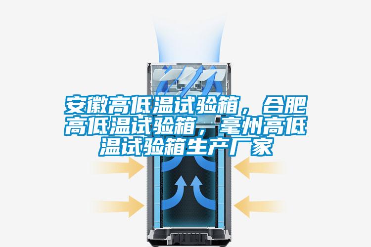 安徽高低溫試驗箱,合肥高低溫試驗箱,毫州高低溫試驗箱生產(chǎn)廠家