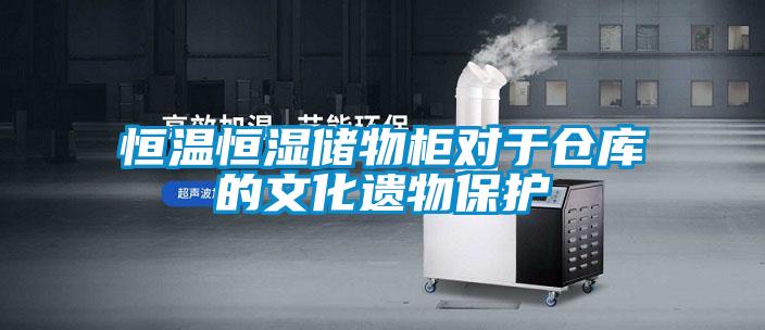 恒溫恒濕儲(chǔ)物柜對(duì)于倉庫的文化遺物保護(hù)