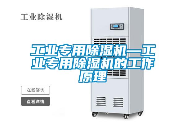 工業(yè)專(zhuān)用除濕機(jī)—工業(yè)專(zhuān)用除濕機(jī)的工作原理