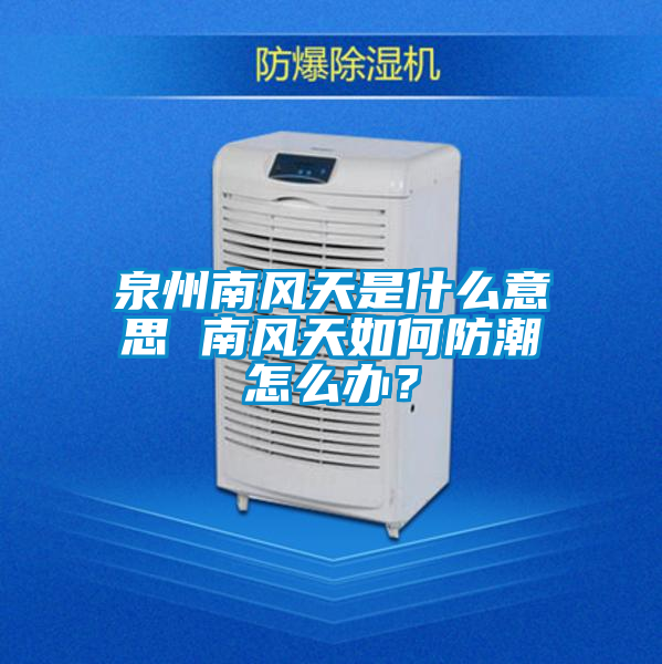 泉州南風(fēng)天是什么意思 南風(fēng)天如何防潮怎么辦？