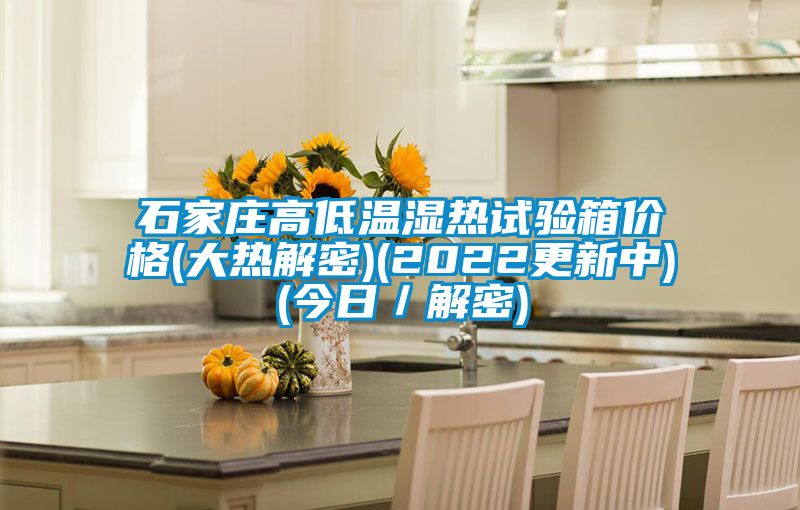 石家莊高低溫濕熱試驗(yàn)箱價(jià)格(大熱解密)(2022更新中)(今日/解密)