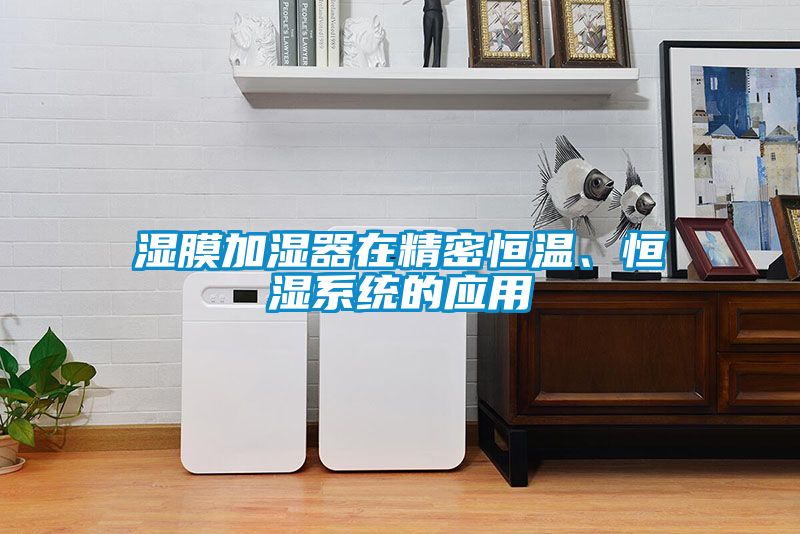 濕膜加濕器在精密恒溫、恒濕系統(tǒng)的應(yīng)用