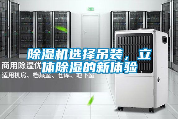 除濕機選擇吊裝，立體除濕的新體驗