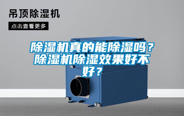 除濕機真的能除濕嗎？除濕機除濕效果好不好？